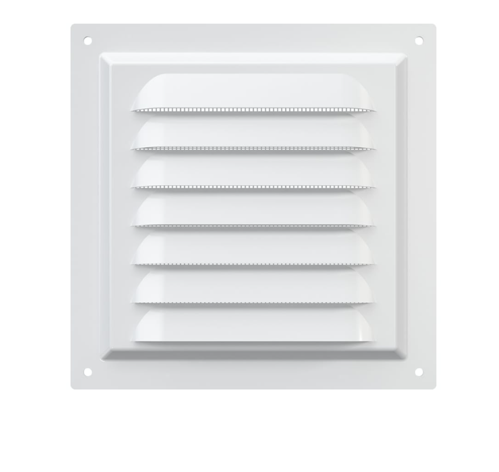 Решетка вентиляционая вытяжная стальная с покрытием полимерной эмалью 150*300