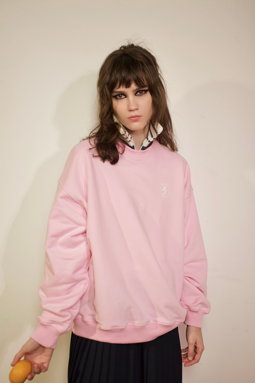 Толстовка, розовый с принтом "Котики"