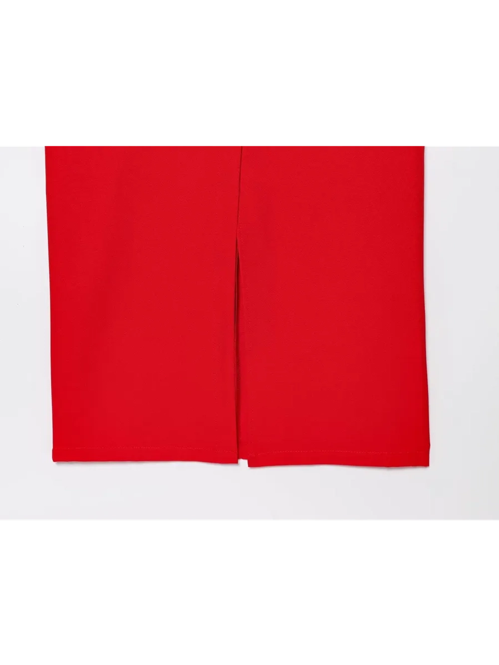 Платье миди с разрезом