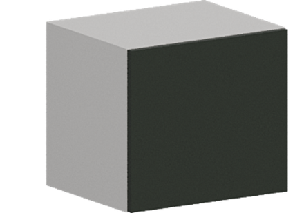 Кухня Модуль ШВГ 400 Графит / Насыщенно-зеленый