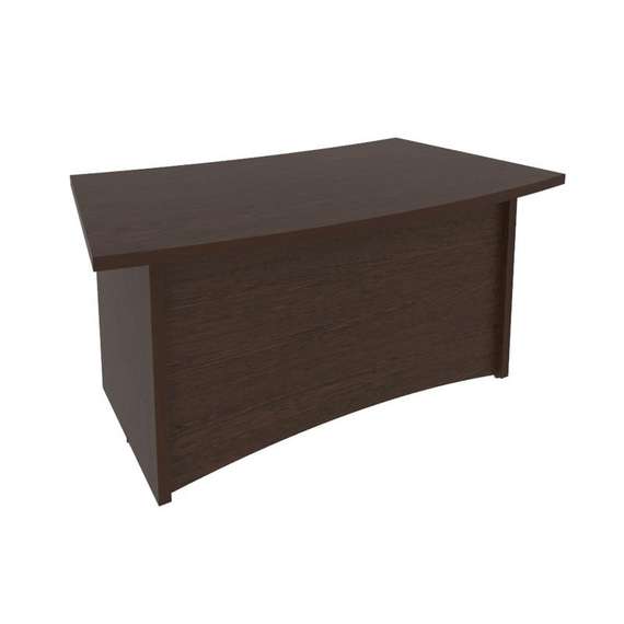 First Стол руководителя криволинейный KSR-1 Венге Цаво 1600*920*765