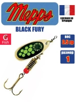 Блесна для рыбалки вращающаяся BLACK FURY 3 Gold