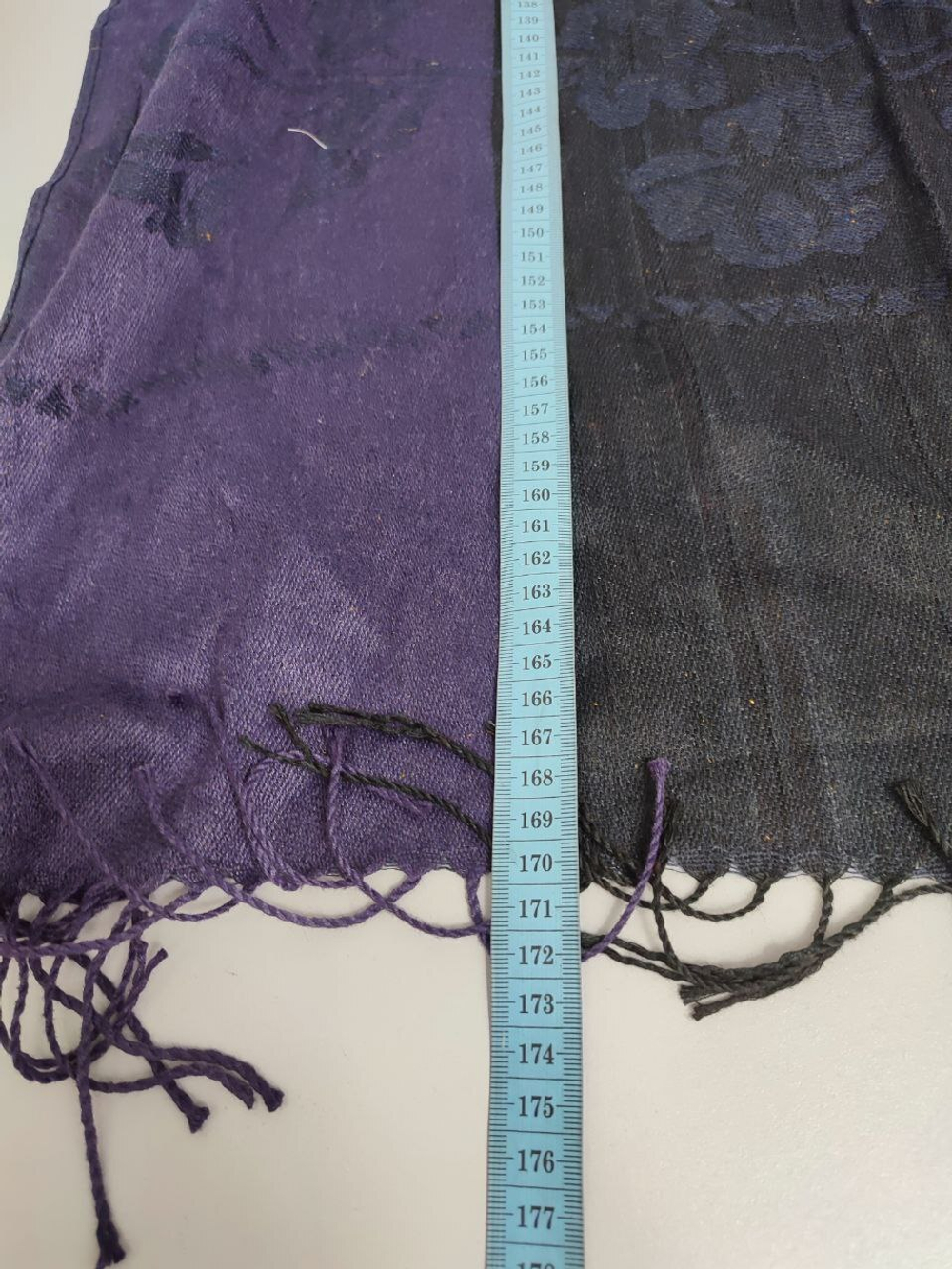 Шарф с шерстью