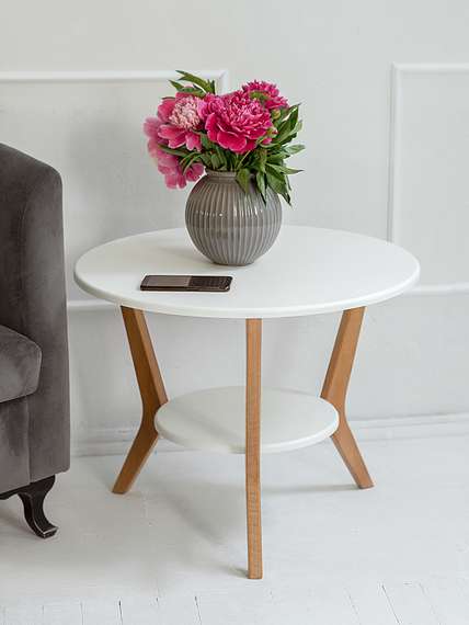 Стол журнальный BeautyStyle 13 белый/бук