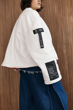 Куртка двустороняя TULUP white/red