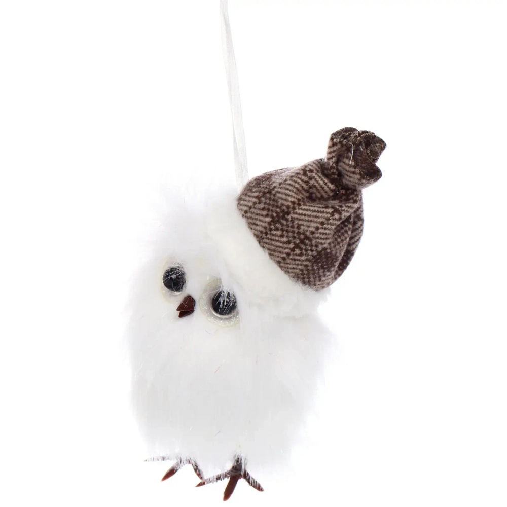 Подвеска «Зимняя совушка» 18 см, Коричневый (микс дизайнов)