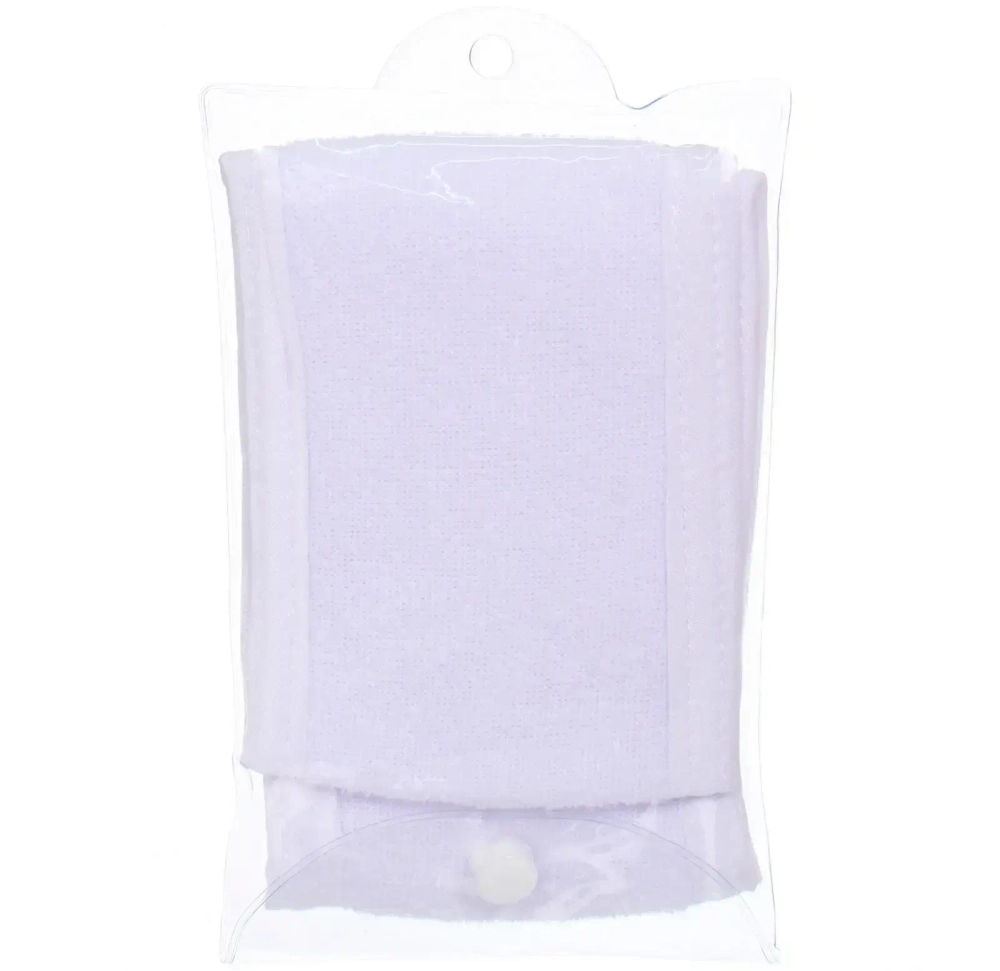 Повязка на голову косметическая «KRASOTA V TEBE», цвет белый, 8.5*62 см (ZIP пакет)