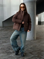 Куртка осенняя короткая без капюшона