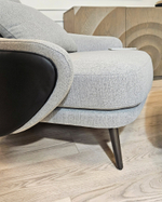 Кресло с оттоманкой Angie