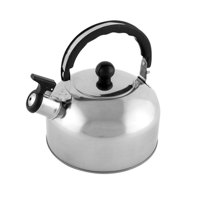 Чайник 2,5л нерж со свистком Casual, зеркальная полировка