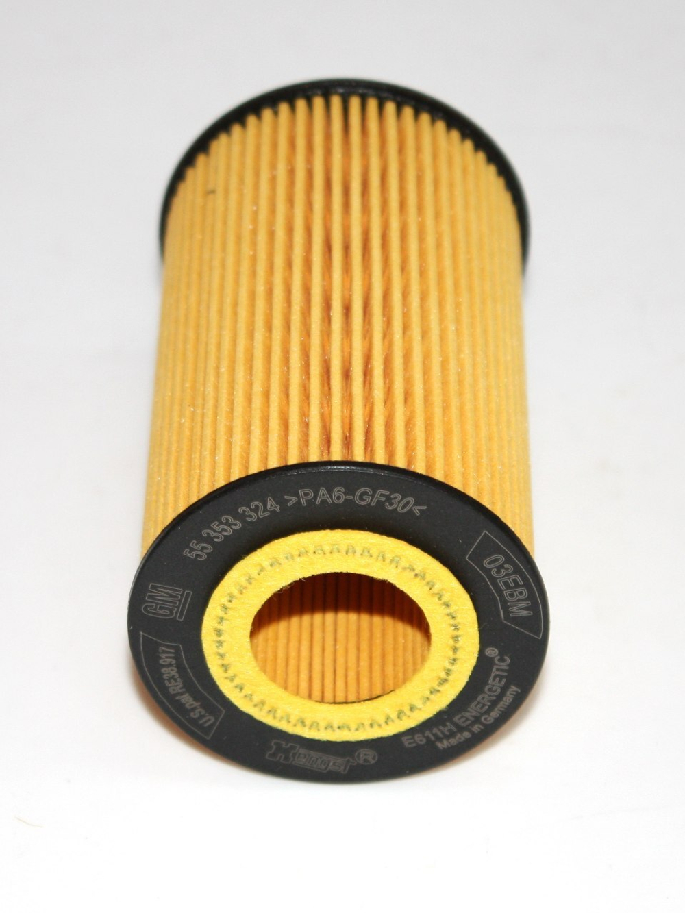 Фильтр масляный (картридж) 93185674 для Chevrolet, Opel