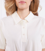 Платье pique Karl Lagerfeld - кремовый(231W1351)