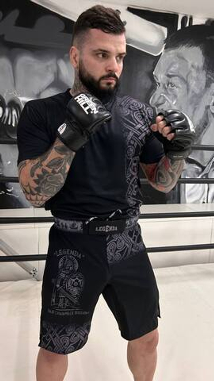 Шорты для MMA LEGENDA Варяги черные