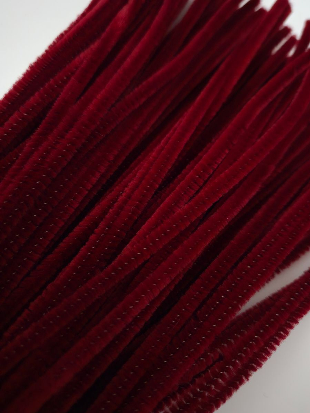 Синельная проволока (красная блестящая) 100 штук