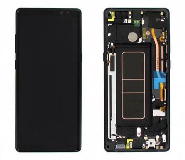 LCD SAMSUNG Note 8 / N950F OLED Black + Frame MOQ:5