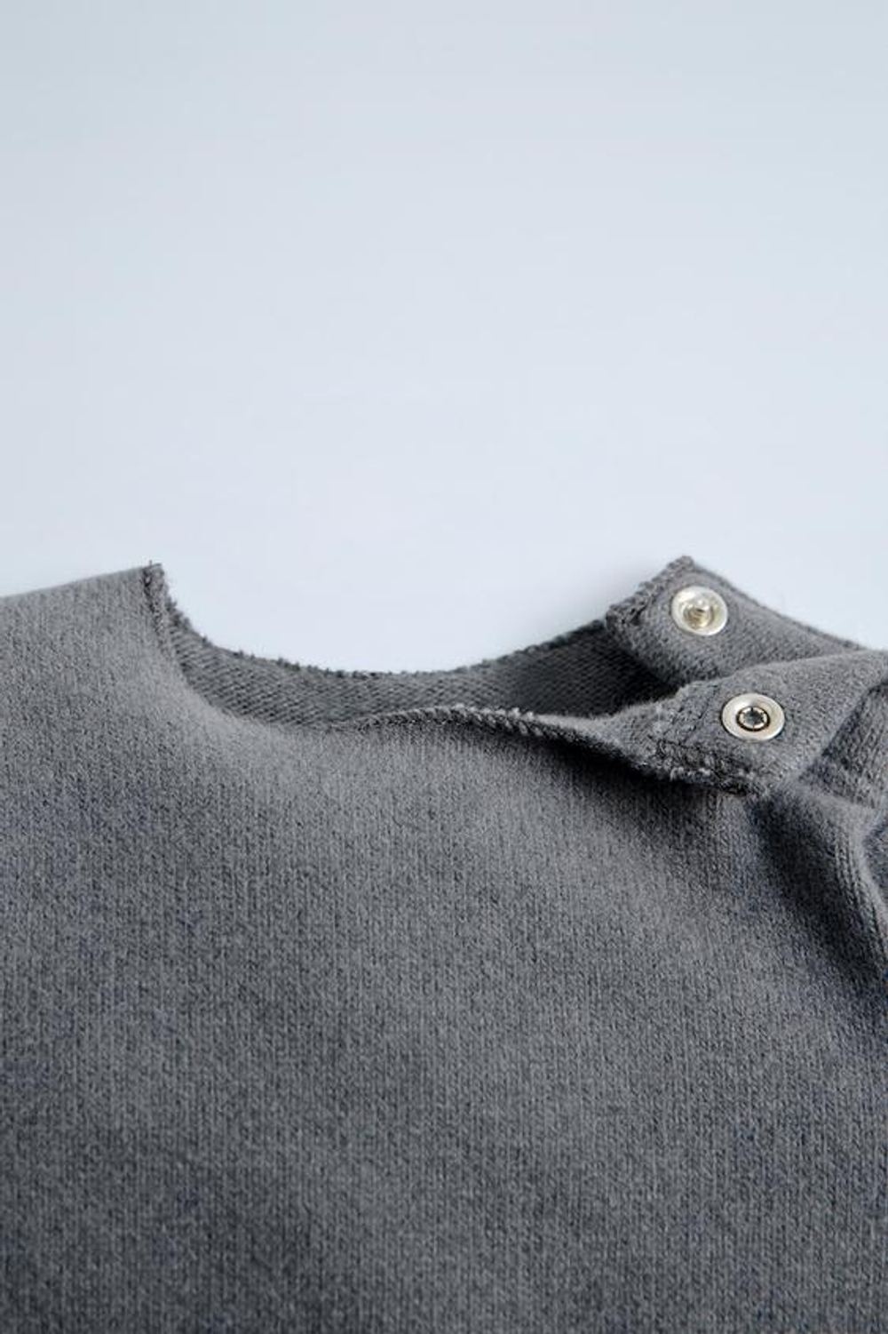 ZARA БОДИ ИЗ ТКАНИ SOFT TOUCH, СТАЛЬНОЙ