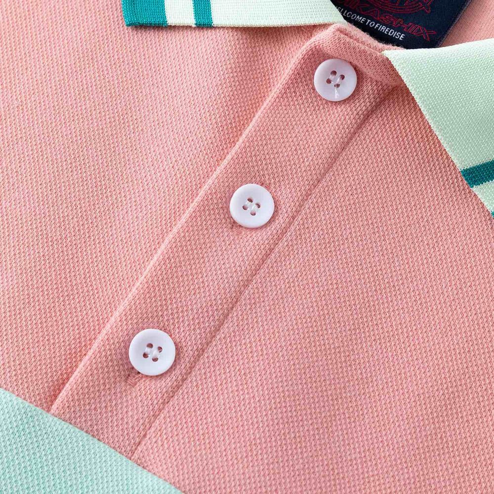 Поло Ymkashix пыльно-розовое