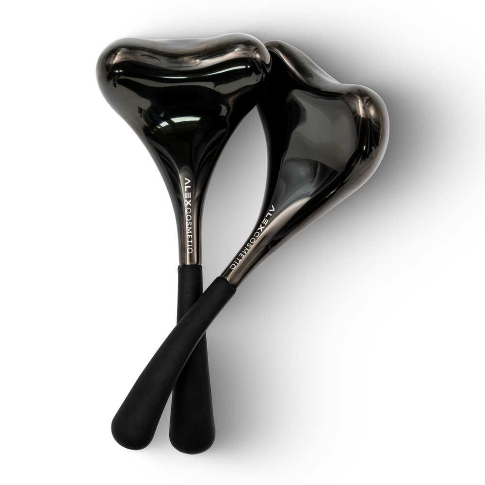 CRYO FACIAL SKIN LIFTER Крио-лифтинг массажёр для лица из нержавеющей стали (набор)