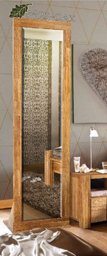 Зеркало напольное из массива дуба Аликанте