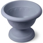 Вазон низкий Колывань 5.3л д30см серый С146СЕР (комплект 7 шт)