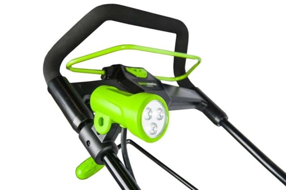 Снегоуборщик Greenworks GD40SB 40V 2600007 (51 см) бесщеточный аккумуляторный