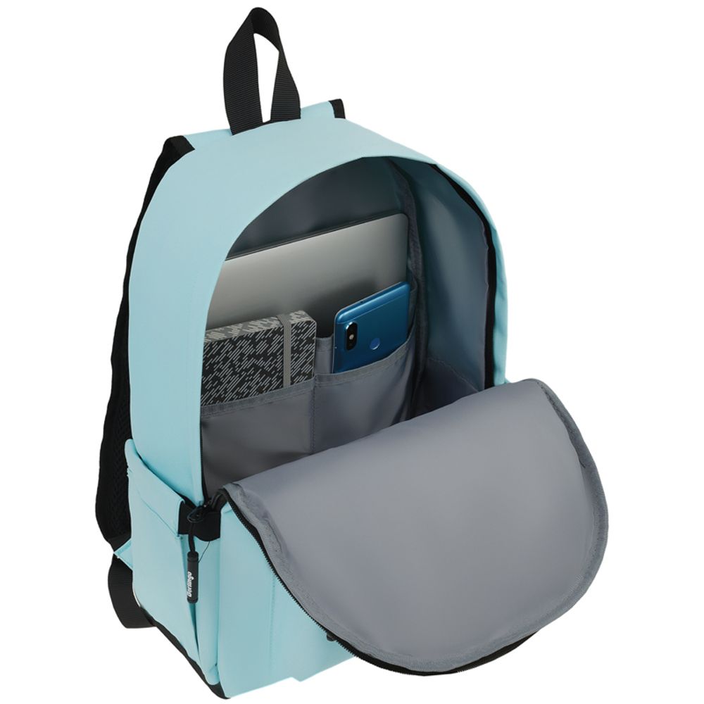 Рюкзак Berlingo Casual City tiffany 39,5х27х13см, 500 гр., 1отд. 3карм, уплотненная спинка