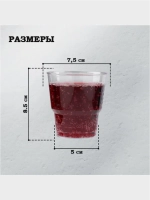 Комплект стаканы для трайфла + ложечки 30 шт