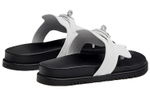 HERMES Empire Flip Flops Women"s White Black