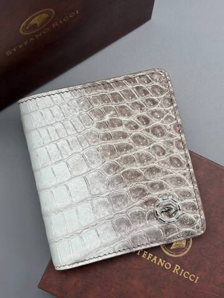 Кошелёк из кожи крокодила Stefano Ricci