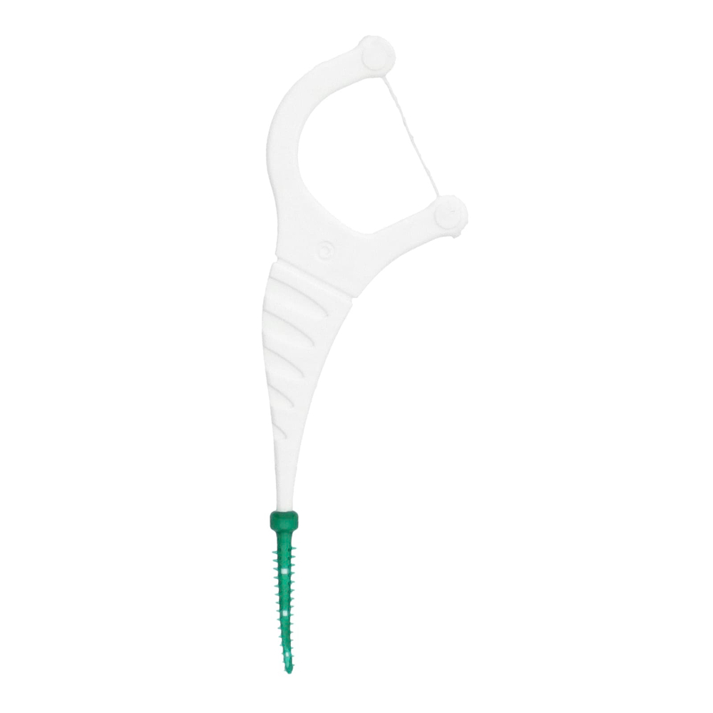 GuruNanda, Ultimate 2 in 1 Floss Picks, дикая мята, 40 шт.