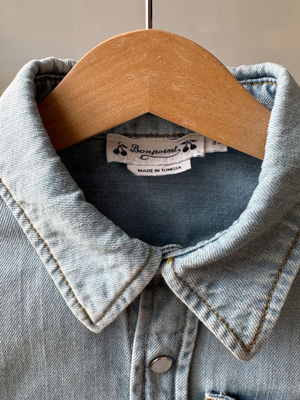 Джинсовая рубашка Bonpoint, 128