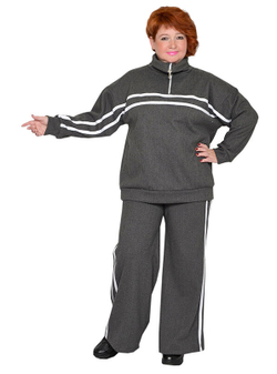 Толстовка с лампасами Дымка