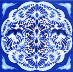 "Гжель"-1261 канва с рисунком