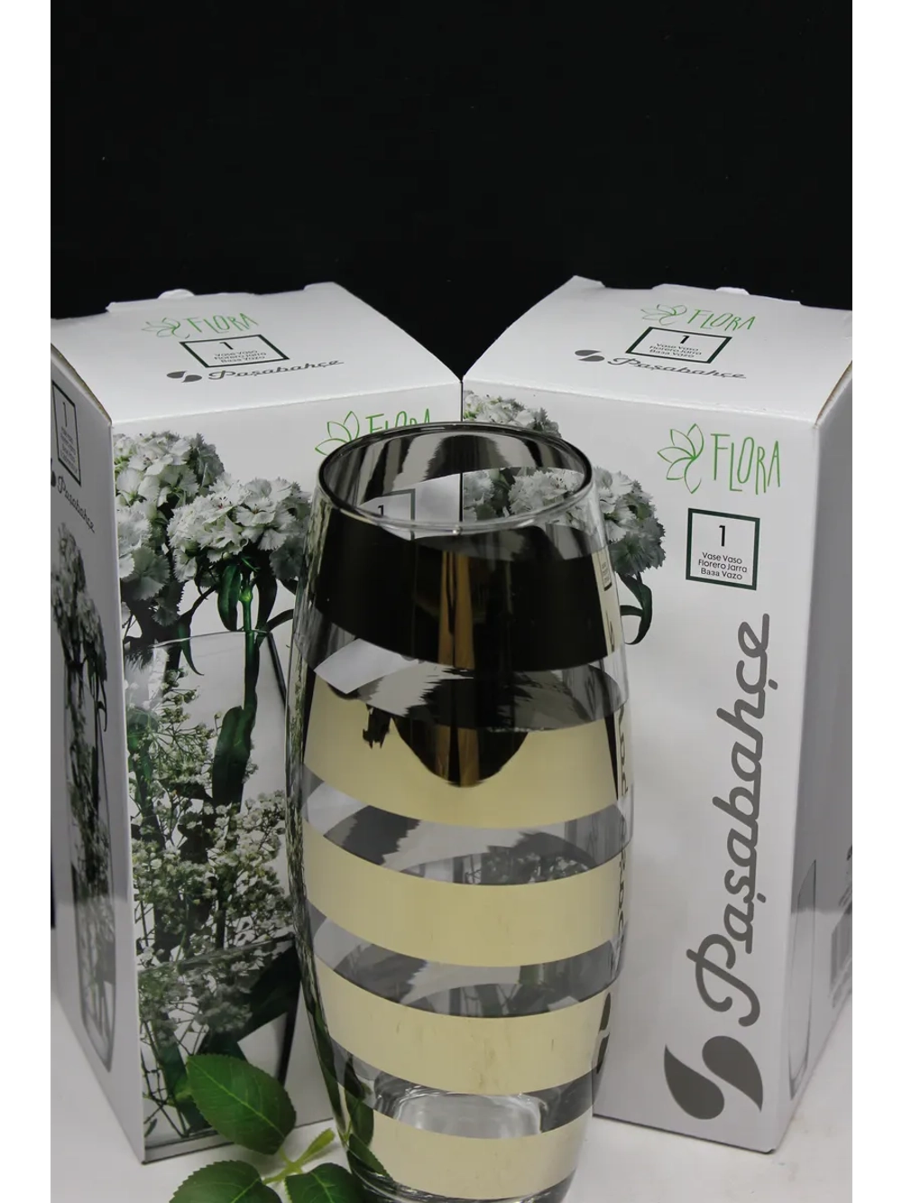 Ваза Флора " Золотая спираль"