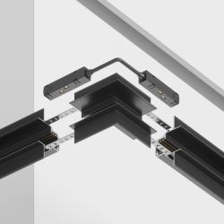 Угол внешний для встраиваемого магнитного шинопровода Maytoni Gravity TRX010OCL-22B