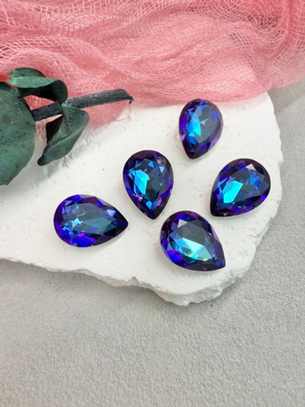 Капля Drop 18*13 мм, Bermuda Blue