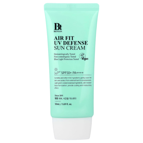 Benton, Air Fit UV Defense, солнцезащитный крем, SPF 50 / PA ++++, 50 мл (1,69 жидк. унц.)