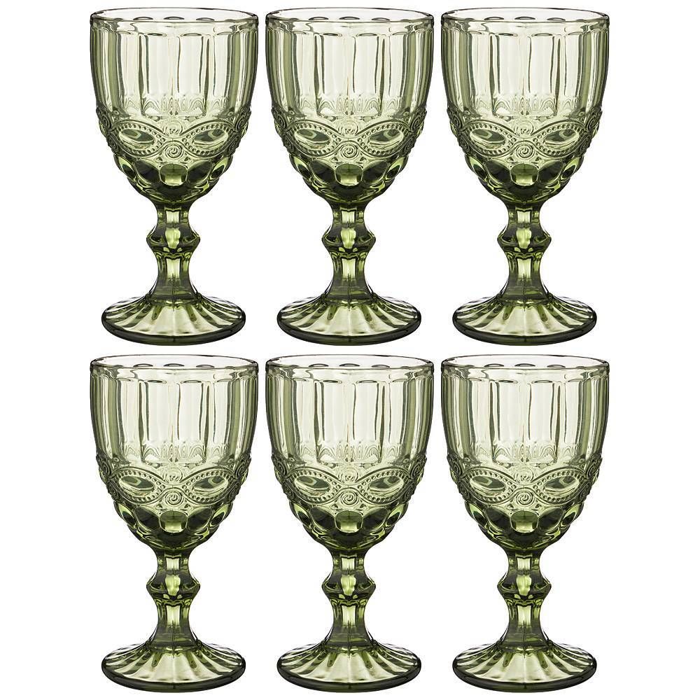 НАБОР БОКАЛОВ ДЛЯ ВИНА "СЕРПЕНТИНА" ИЗ 6ШТ. СЕРИЯ "MUZA COLOR" 300МЛ. / В=17 СМ (КОР=4НАБ.)