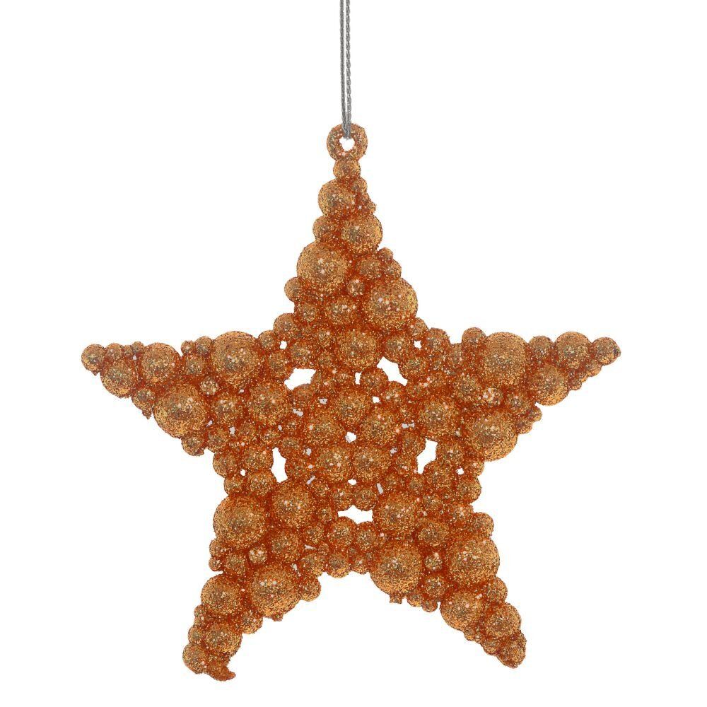 GAEM Набор из 2шт Украшение новогоднее "Звезда", L10 W1 H10 см/Lп13 Wп2 Hп17 см