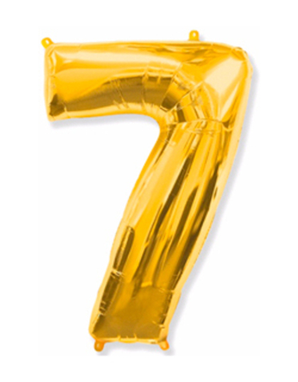 Цифра "7" Золото