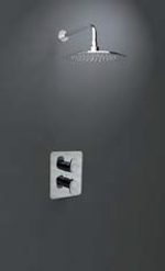 Встраиваемый термостатический смеситель для душа на 2 выхода ALEXIA 368712S