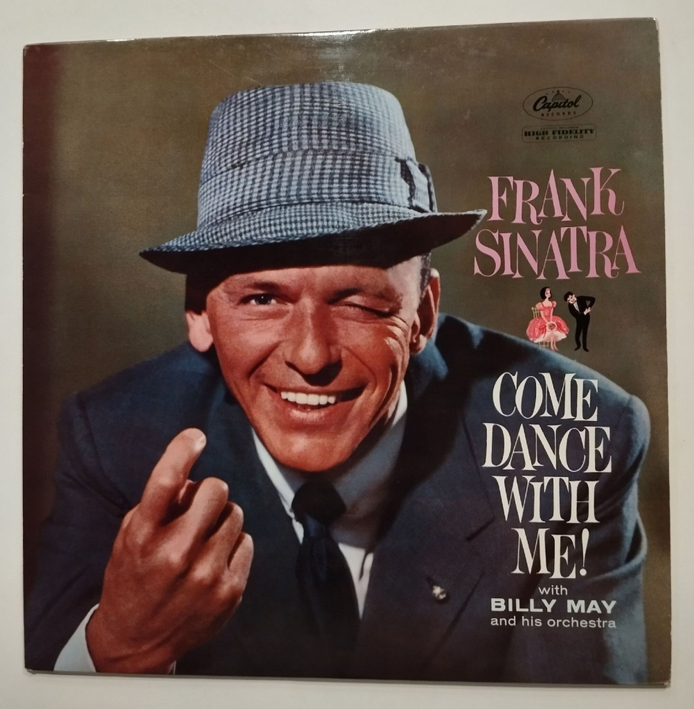 Винтажная виниловая пластинка LP Frank Sinatra With Billy May And His Orchestra Come Dance With Me (UK 1959)
