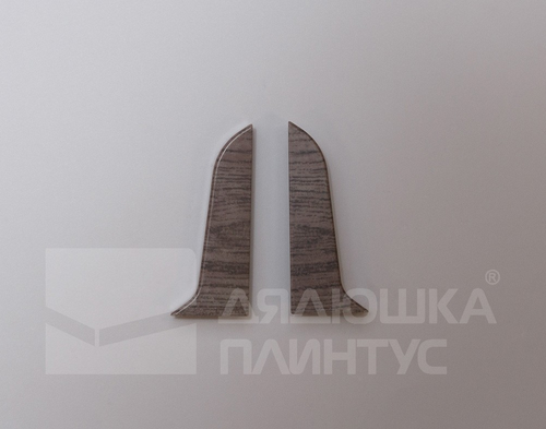 Заглушка для плинтуса ПВХ 58мм 2шт/уп 5804