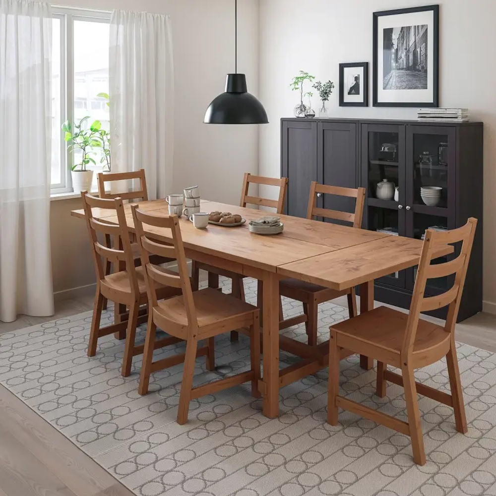 Обеденный набор - NORDVIKEN  IKEA/НОРДВИКЕН ИКЕА, 95 см, дерево