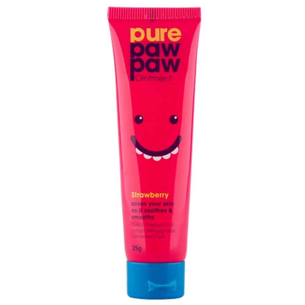 Бальзам для губ с клубникой PURE PAW PAW Strawberry 15 гр