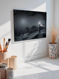 Картина на стену 40 X 50 Зимний вечер