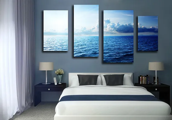 Модульная картина "Синее море"