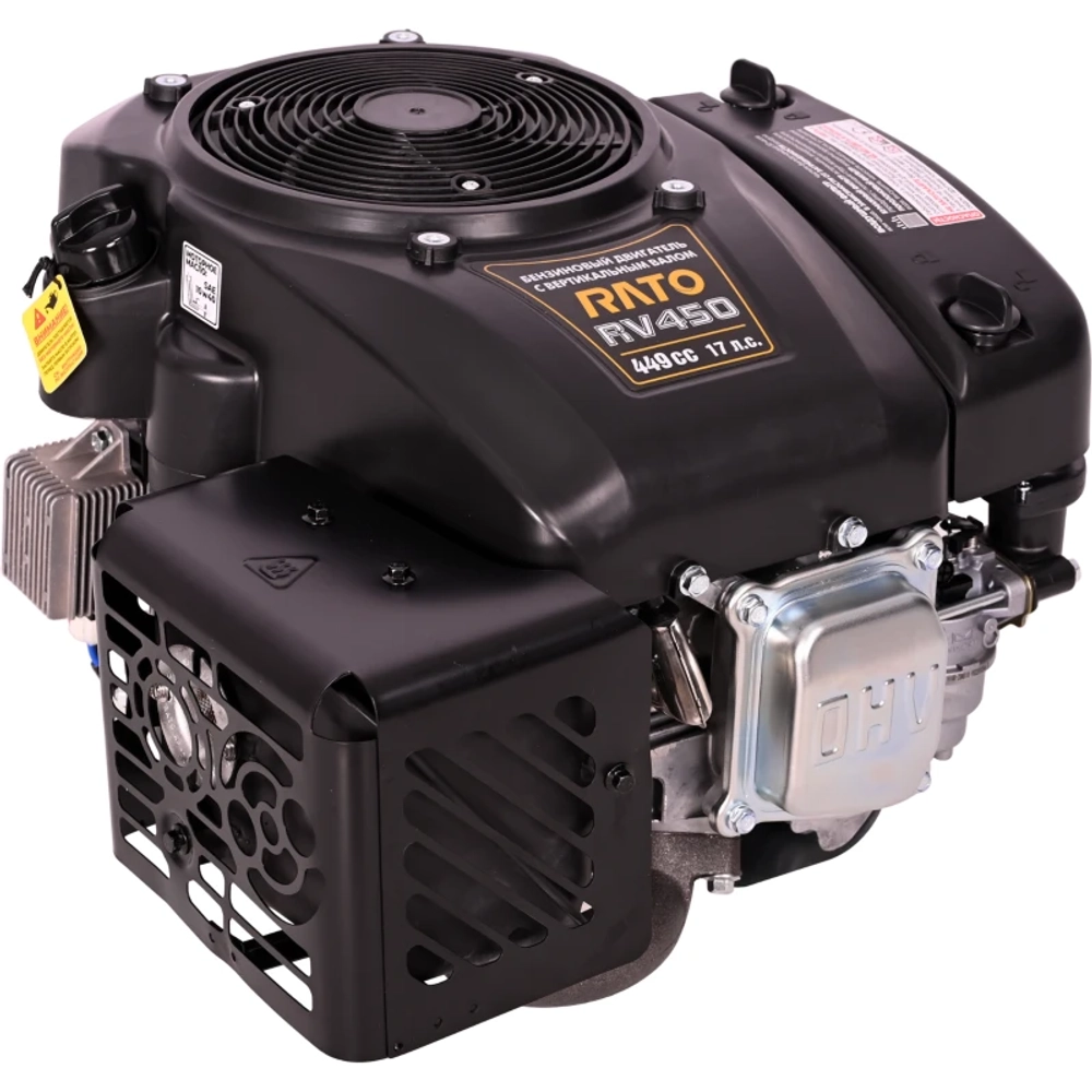RATO RV450 D25,4 E 12A бензиновый двигатель с вертикальным валом 15213