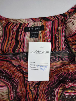 Блузка Amisu с принтом 48 размер