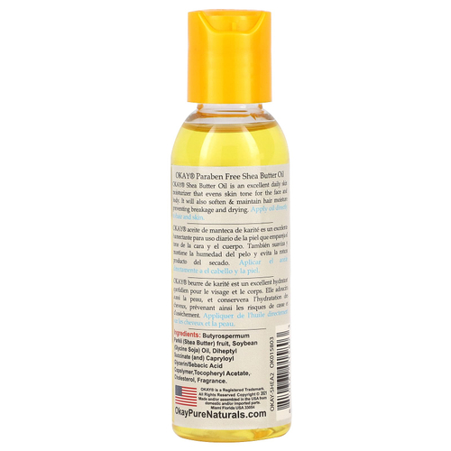 Okay Pure Naturals, Смешанное масло ши, 59 мл (2 жидк. унц.)